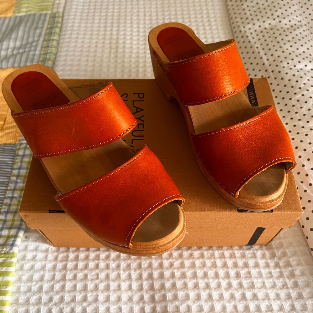 Women's Orange Sandals